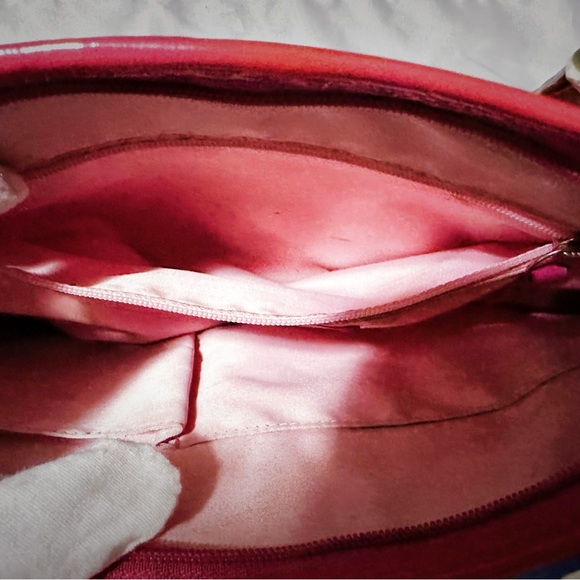 Coach Pink soho Shoulder Bag with Multicolor Scarf - Picture 6 of 17